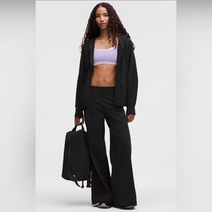 Lululemon wide leg define luon track pants black medium